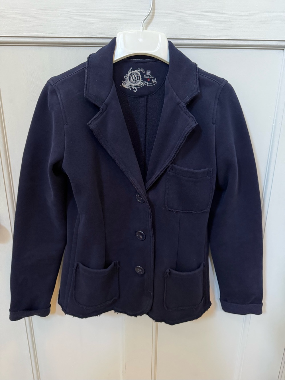 GAP Navy Three-Button Women's Blazer Jacket